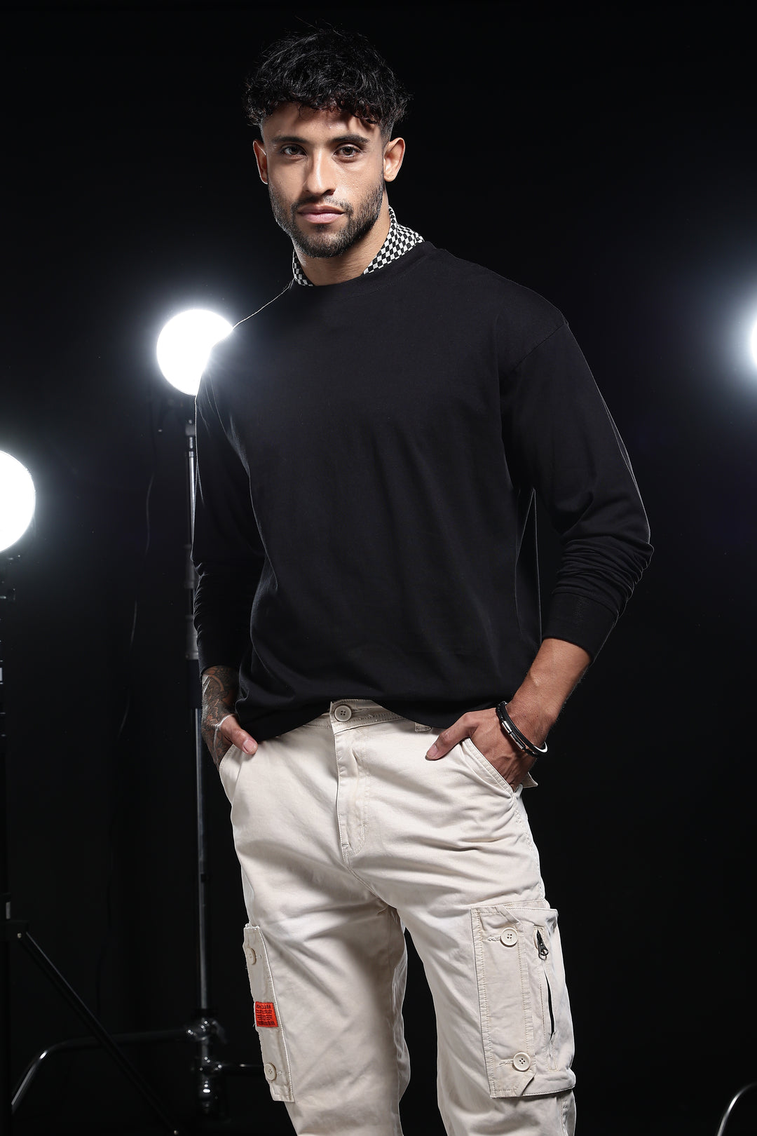 Solids: Black Oversized T-shirt