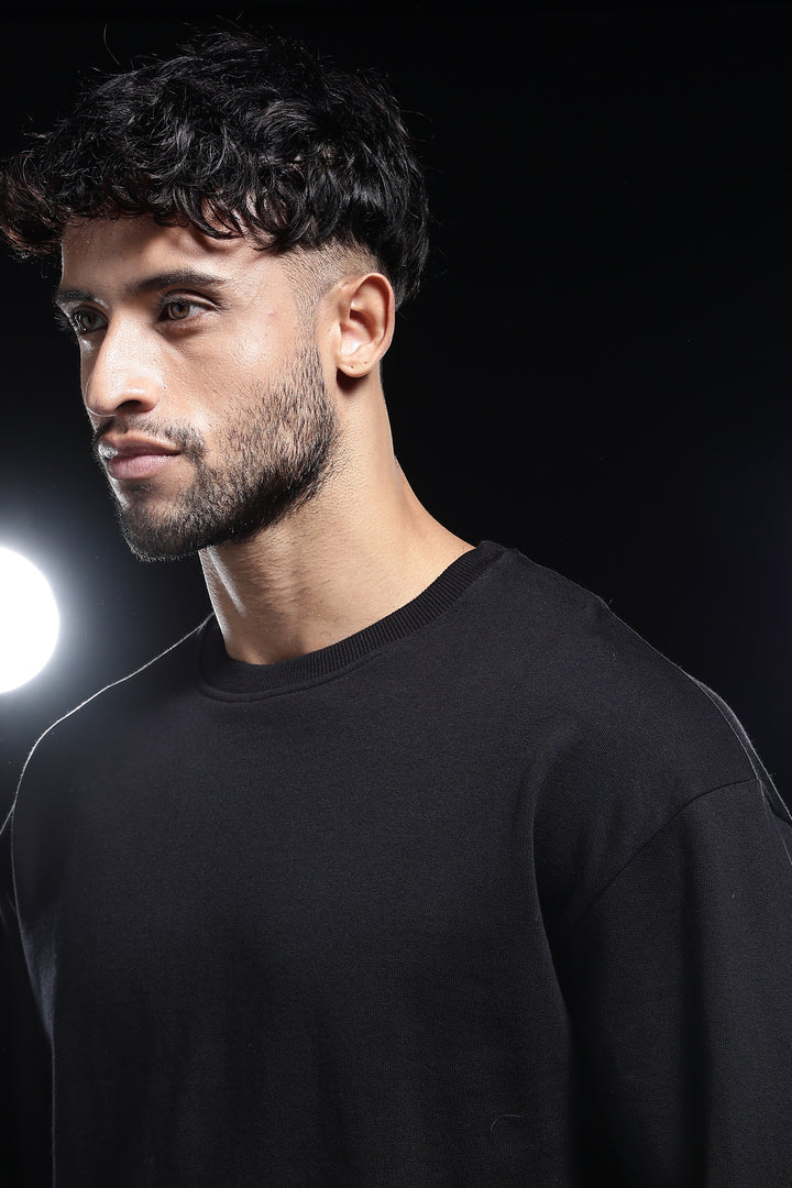 Solids: Black Sweatshirt