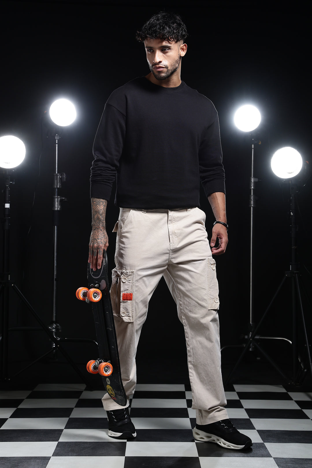 Solids: Black Sweatshirt