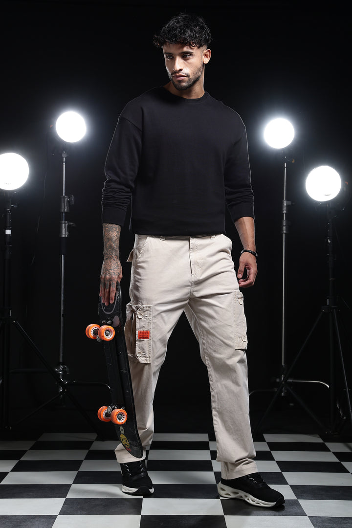 Solids: Black Sweatshirt