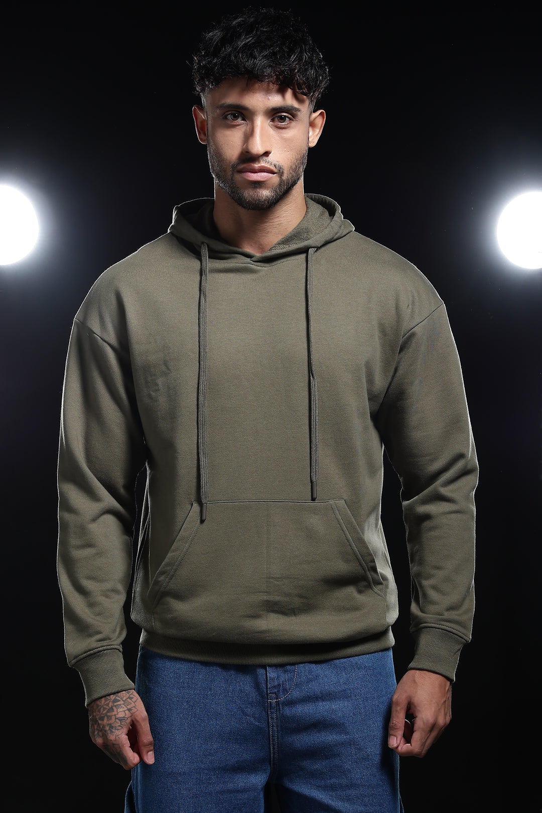 Solids: Army Green Hoodie