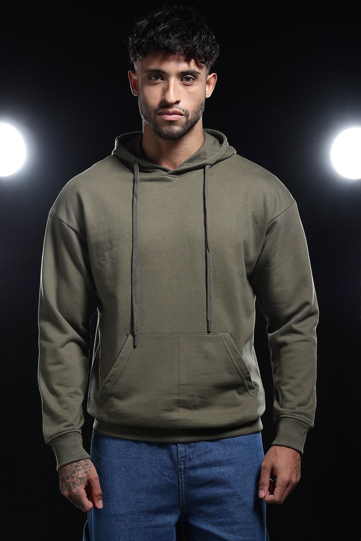 Solids: Army Green Hoodie