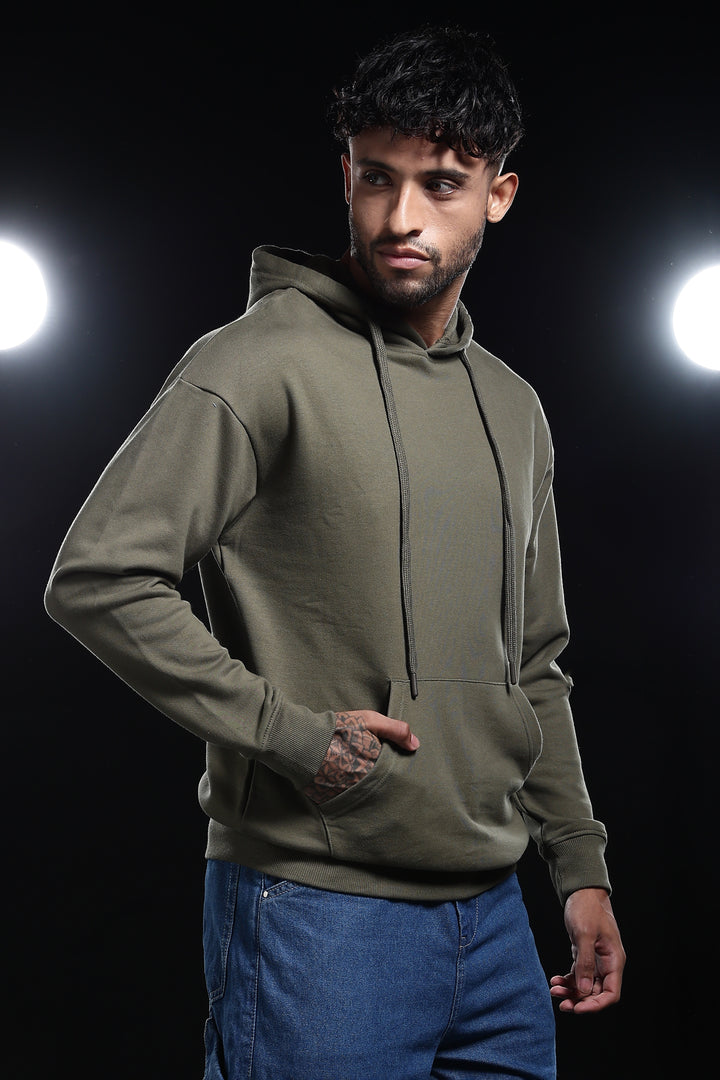 Solids: Army Green Hoodie