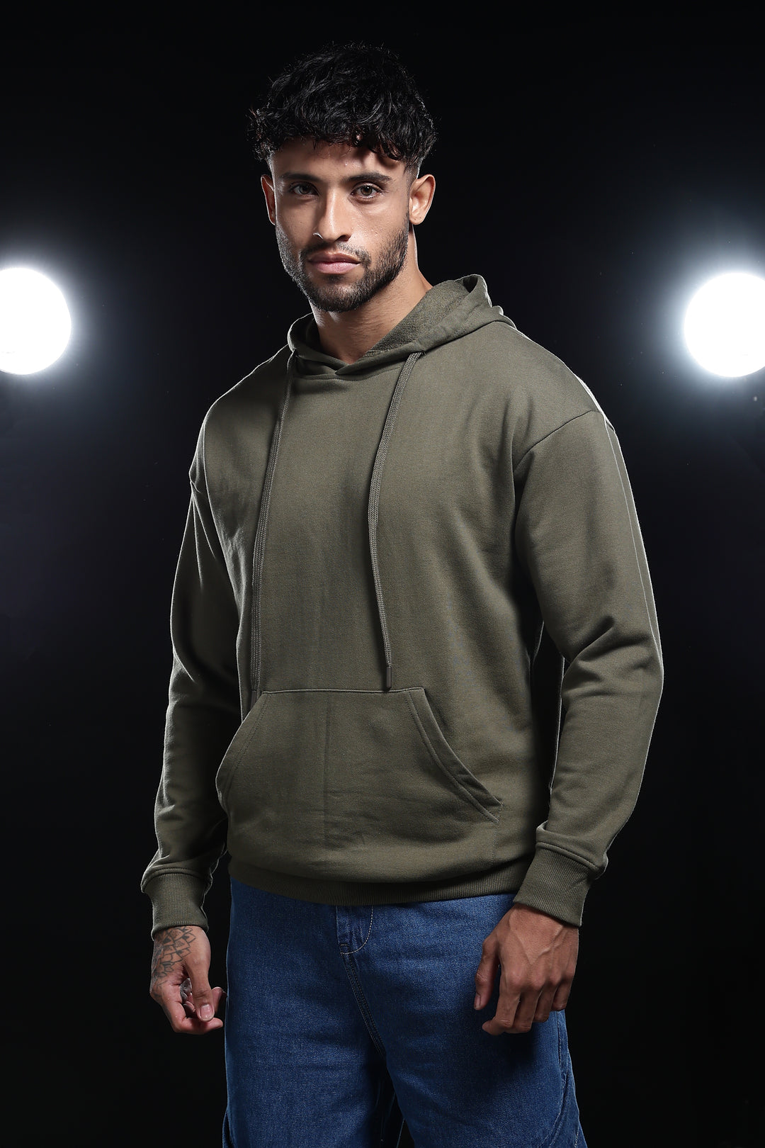Solids: Army Green Hoodie