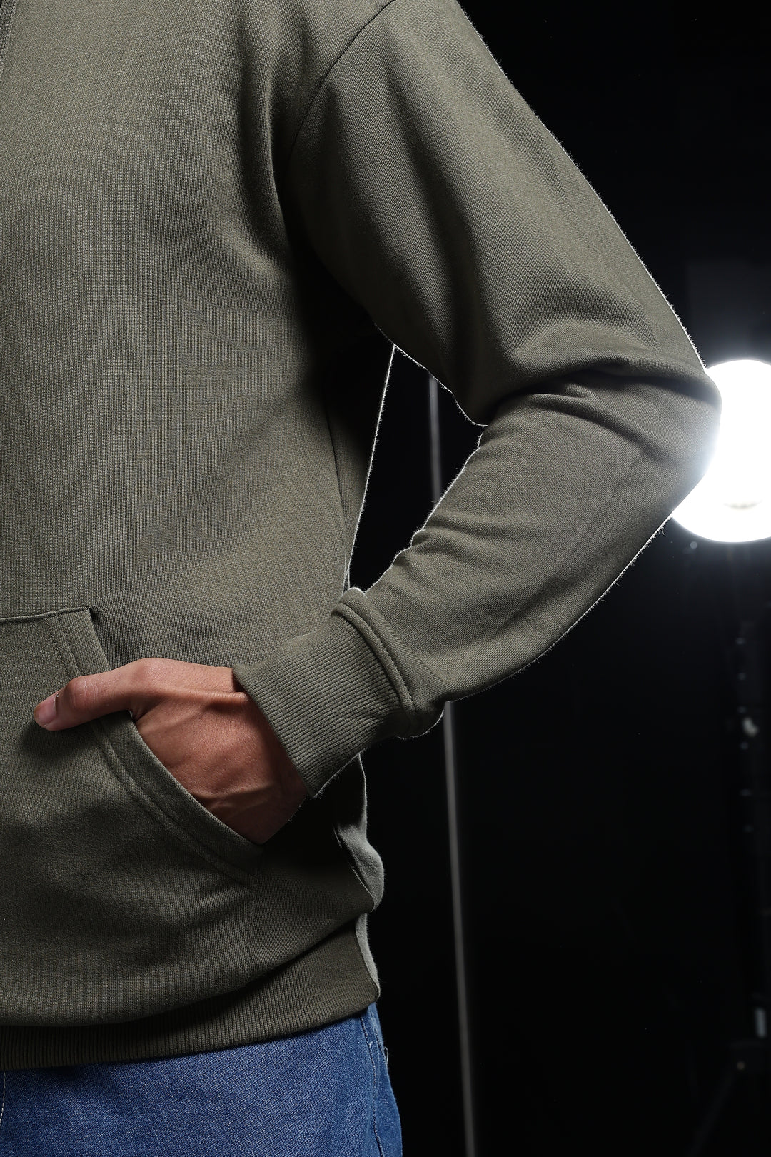 Solids: Army Green Hoodie