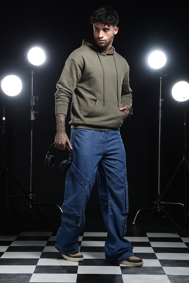 Solids: Army Green Hoodie
