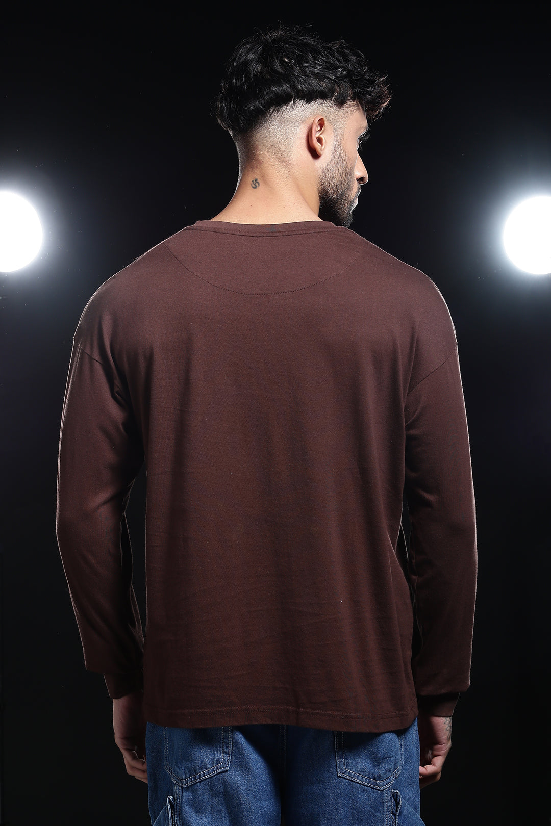 Solids: Brown Oversized T-shirt