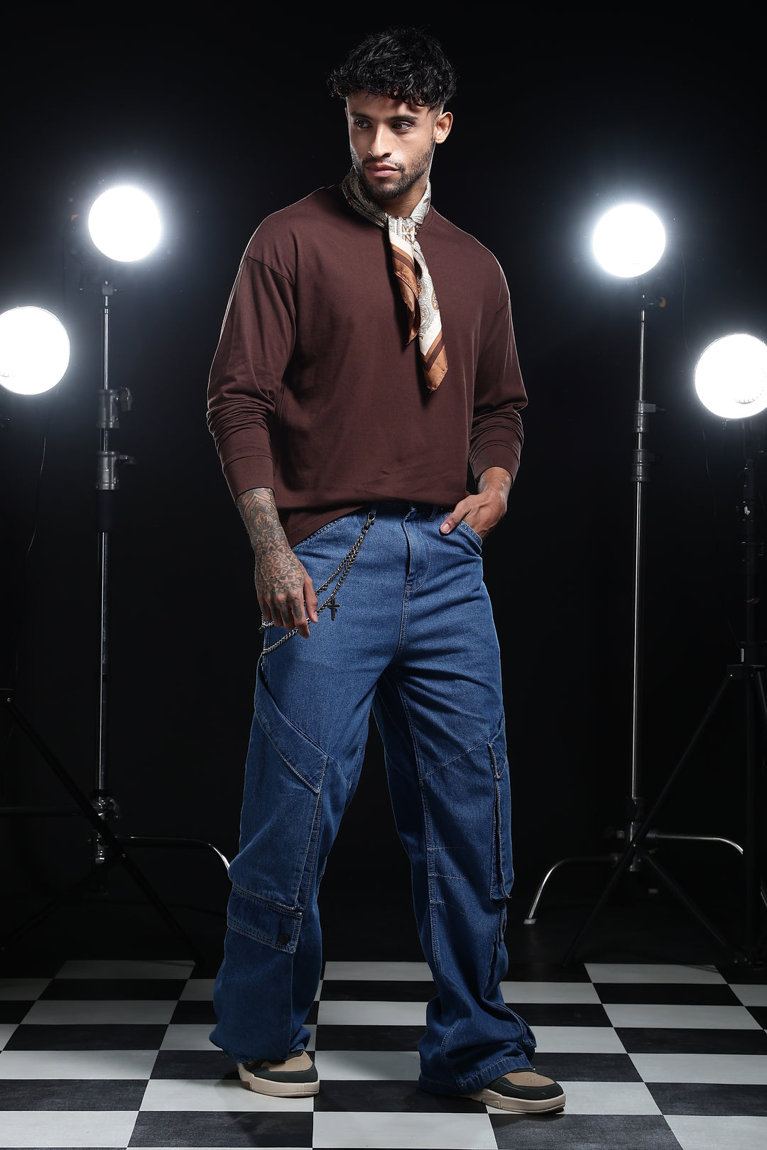Solids: Brown Oversized T-shirt