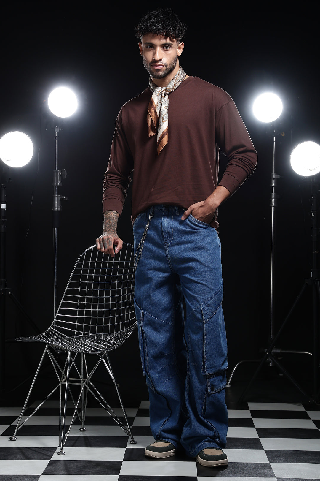 Solids: Brown Oversized T-shirt
