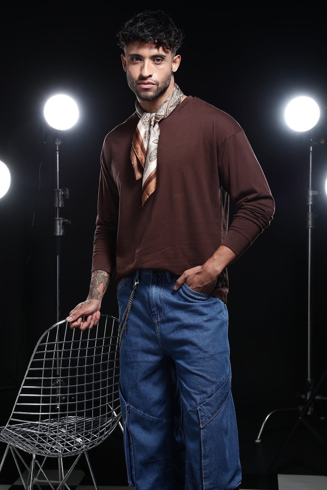 Solids: Brown Oversized T-shirt