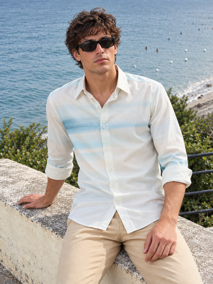 Sky: Printed Shirt
