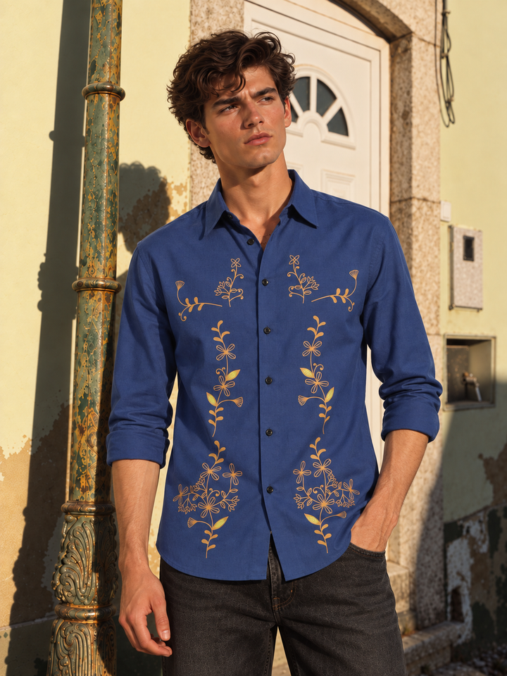 Isolated Navy Shirt