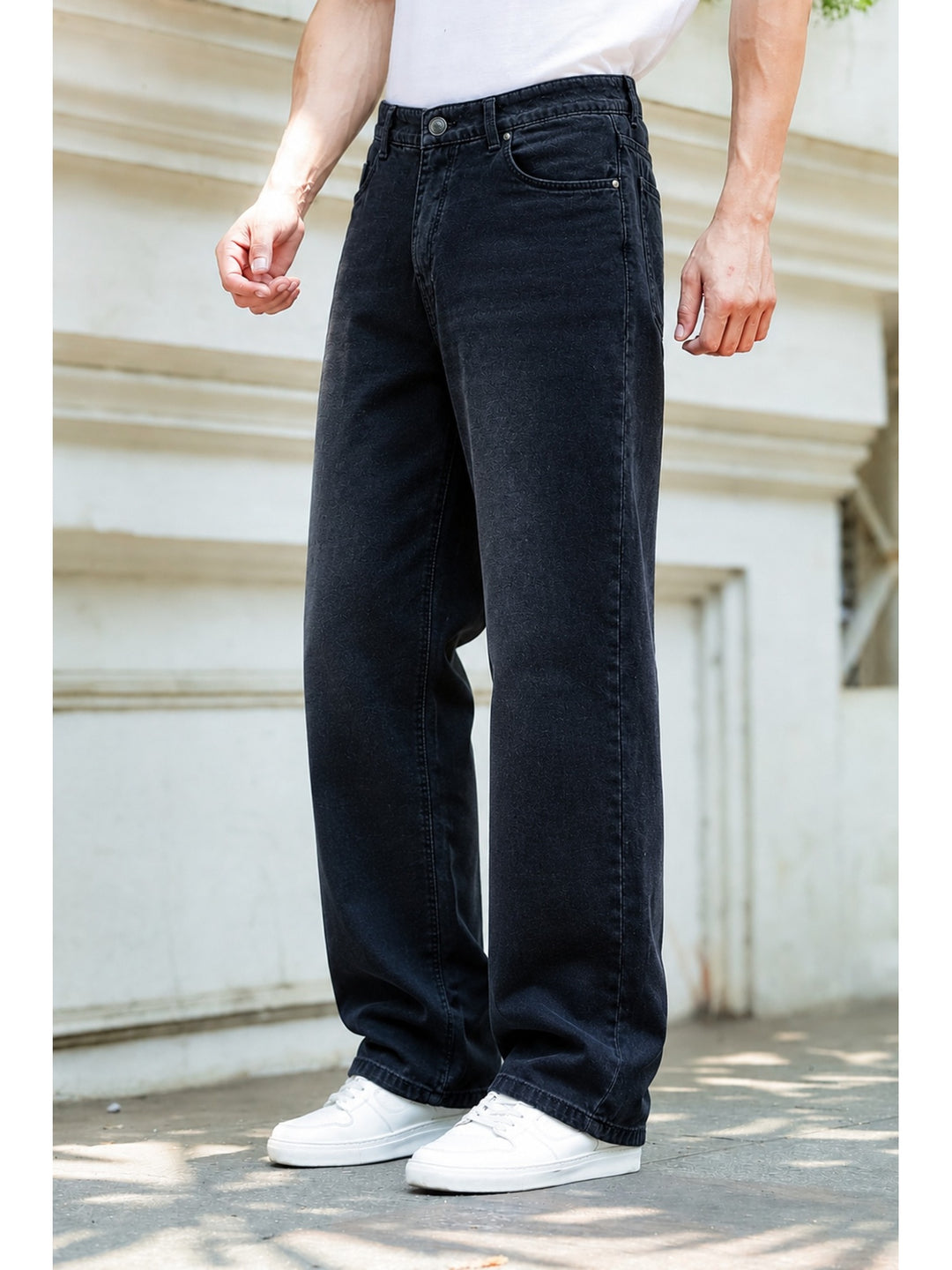 Denims: Black Baggy Jeans