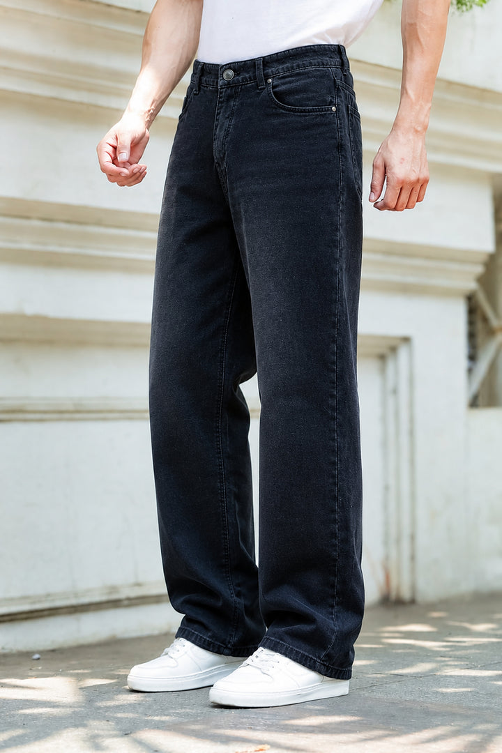 Denims: Black Baggy Jeans