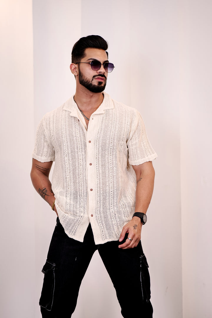 Beach Mode Crochet Shirt 3