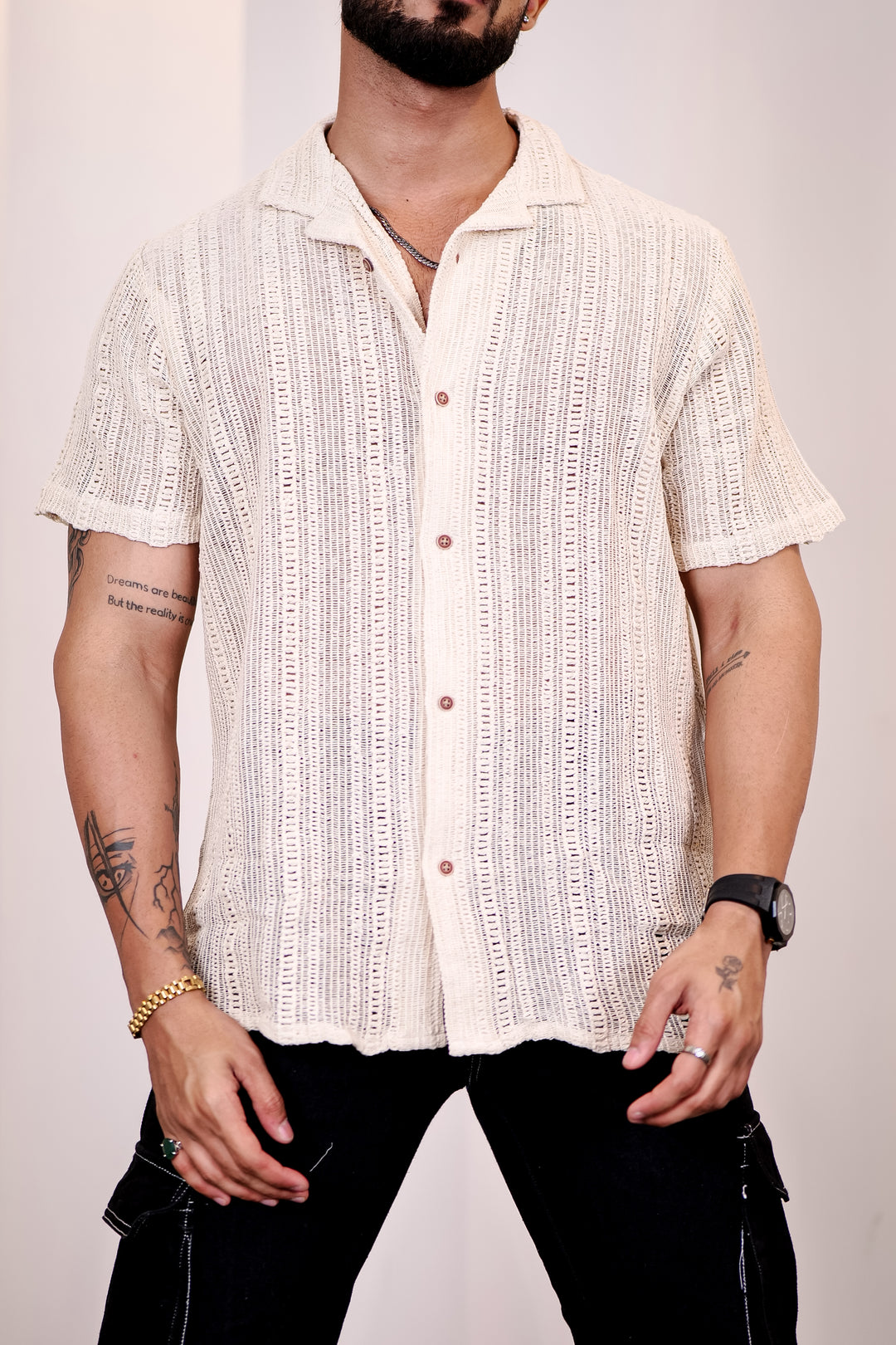 Beach Mode Crochet Shirt 6