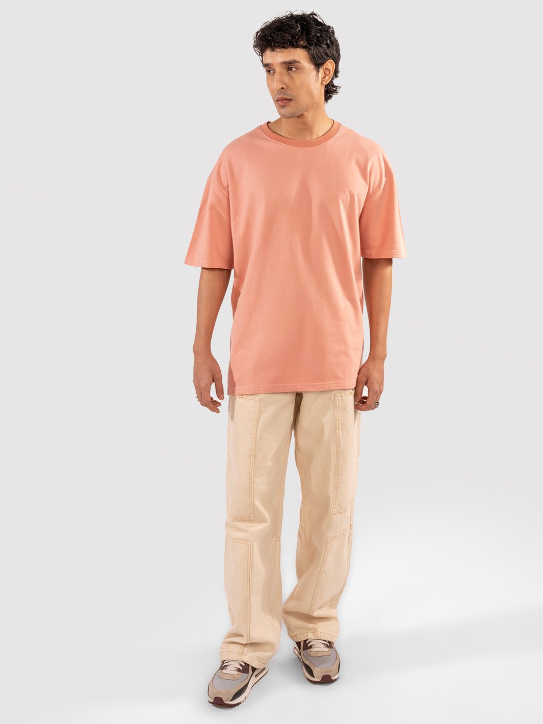 Solids Peach T-shirt 2