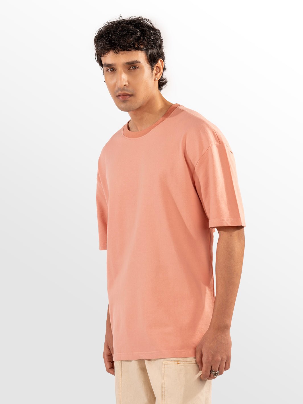 Solids Peach T-shirt 3