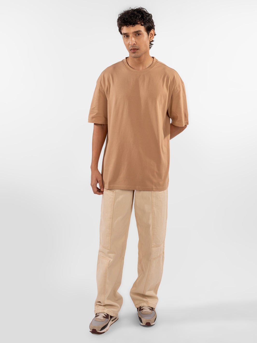 Solids: Beige T-shirt 2