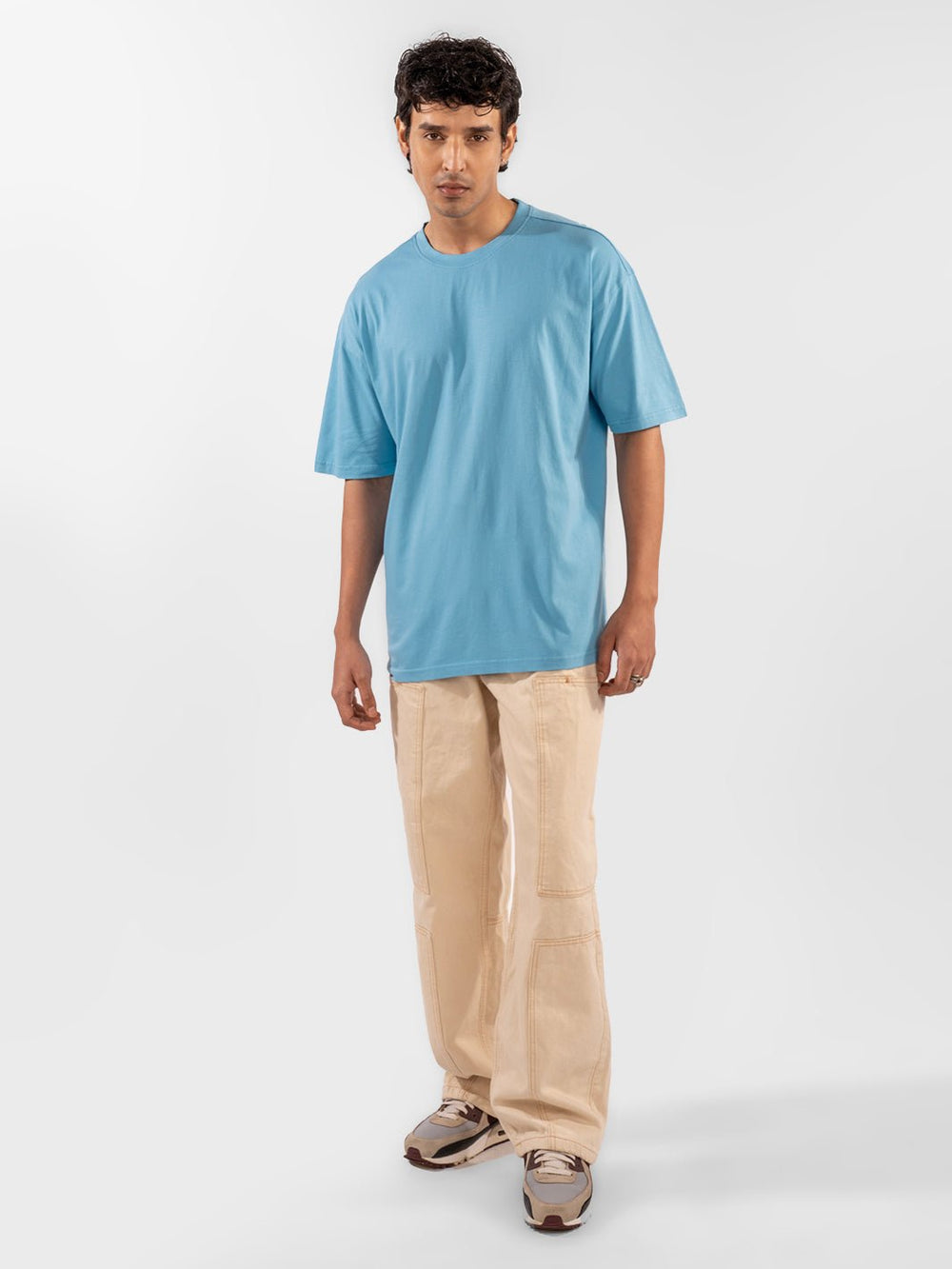 Solids Skly Blue T-shirt 2