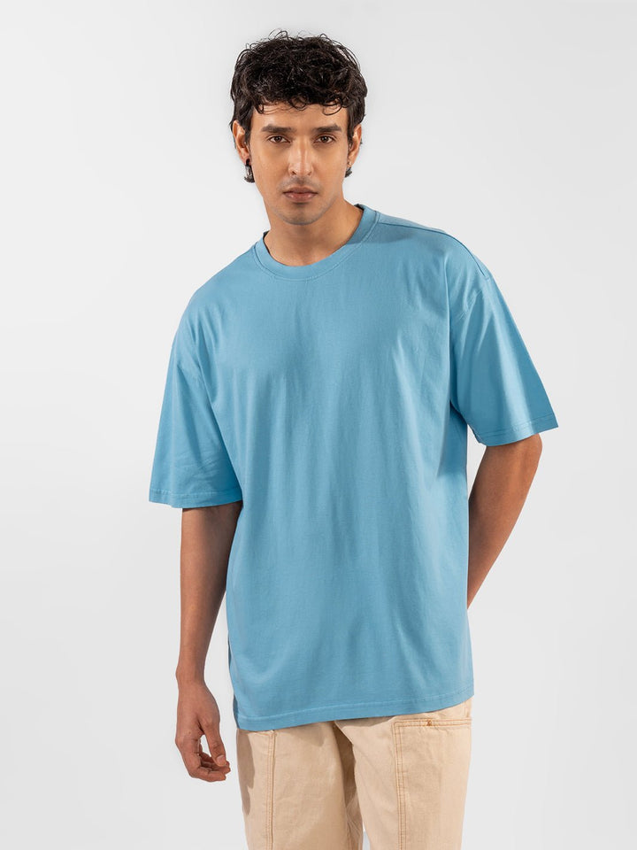 Solids Skly Blue T-shirt 1