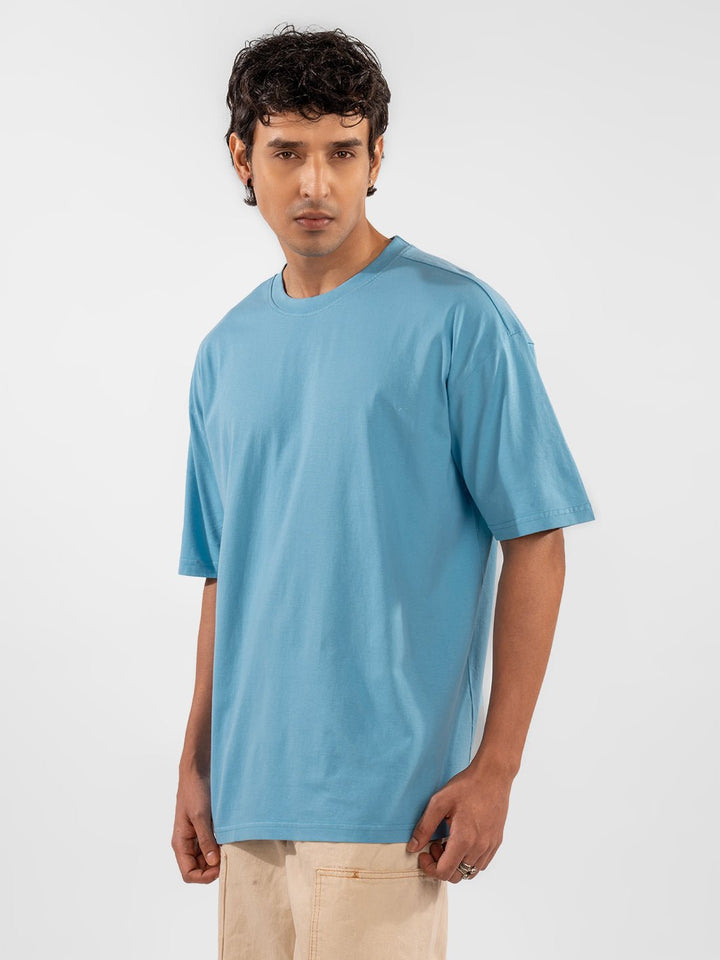 Solids Skly Blue T-shirt 3