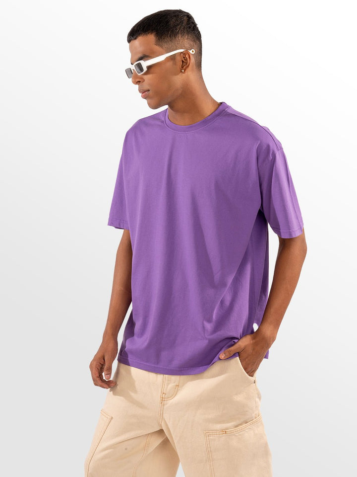 Solids Lt Purple T-shirt 4