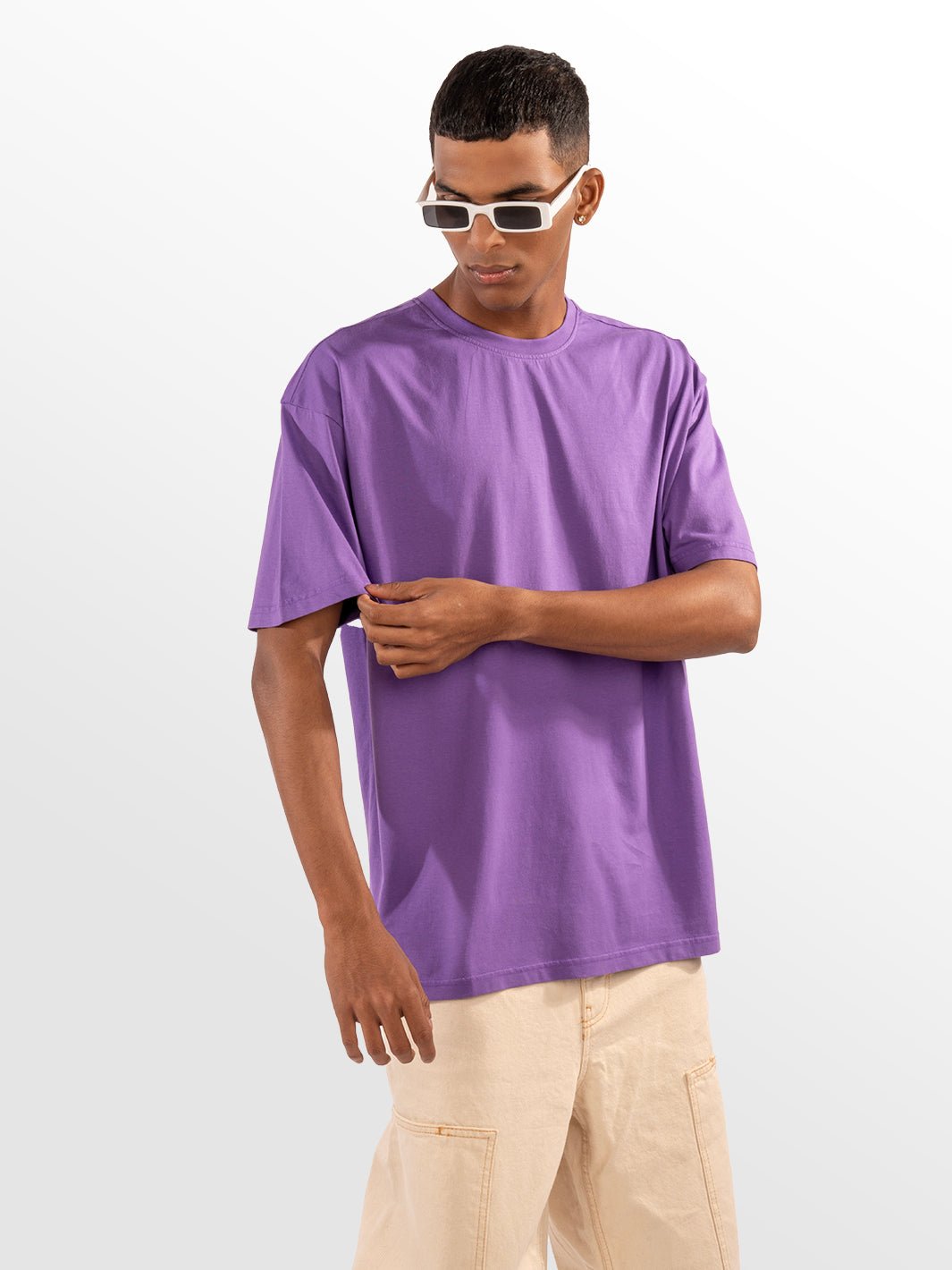 Solids Lt Purple T-shirt 3