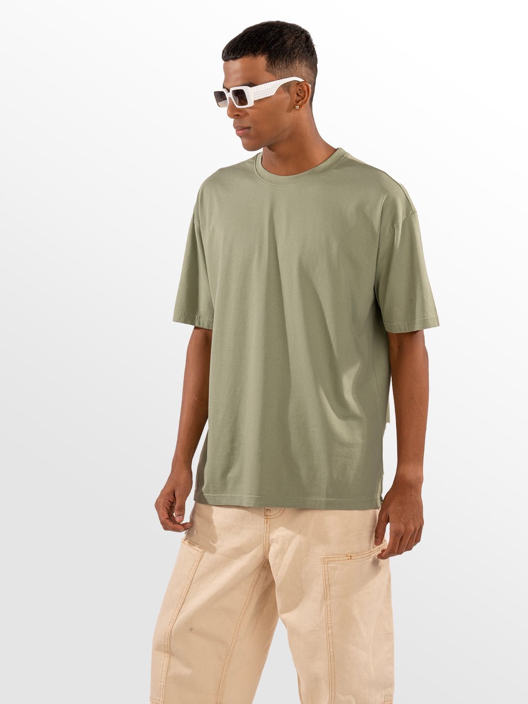 Solids: Sage Green T-shirt 4