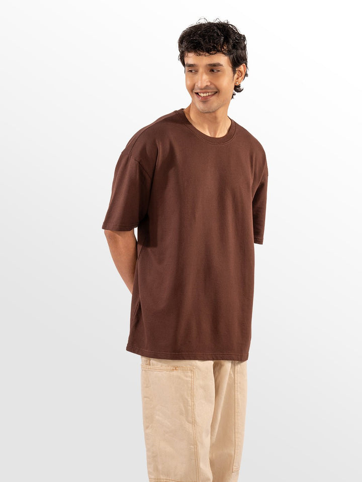 Solids Brown T-shirt 1