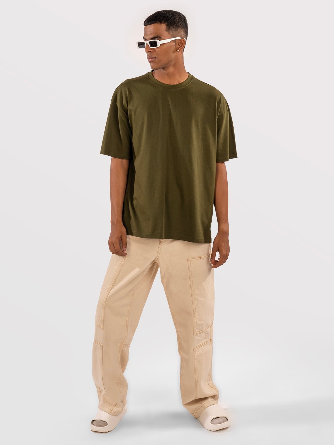 Solids Olive T-shirt 2