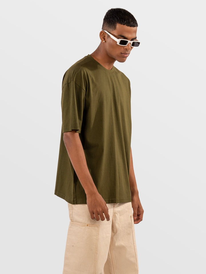 Solids Olive T-shirt 4