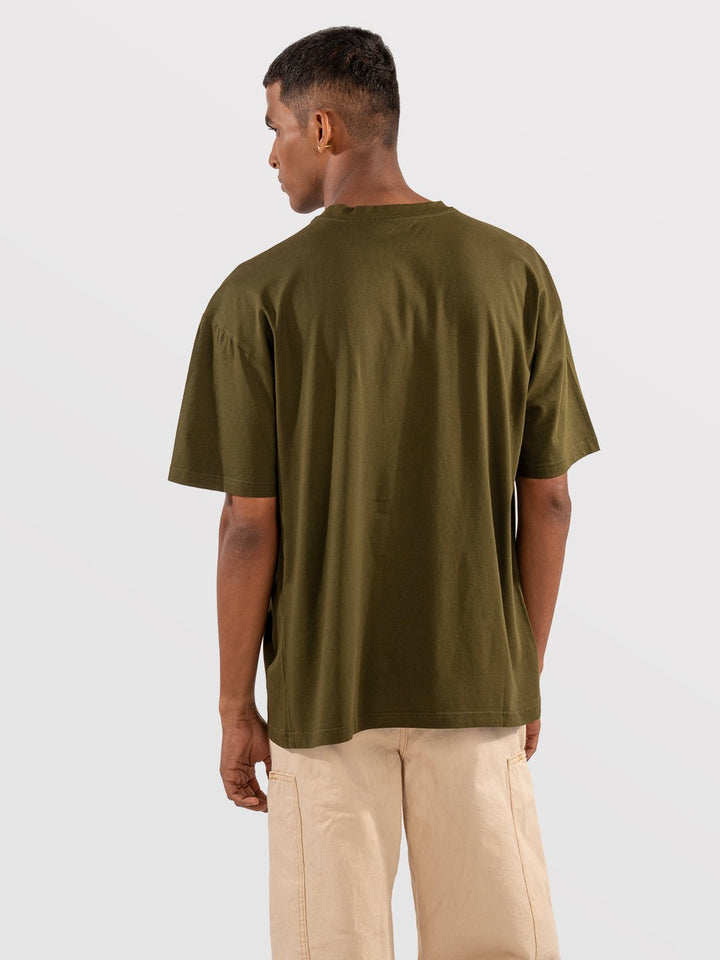 Solids Olive T-shirt 5