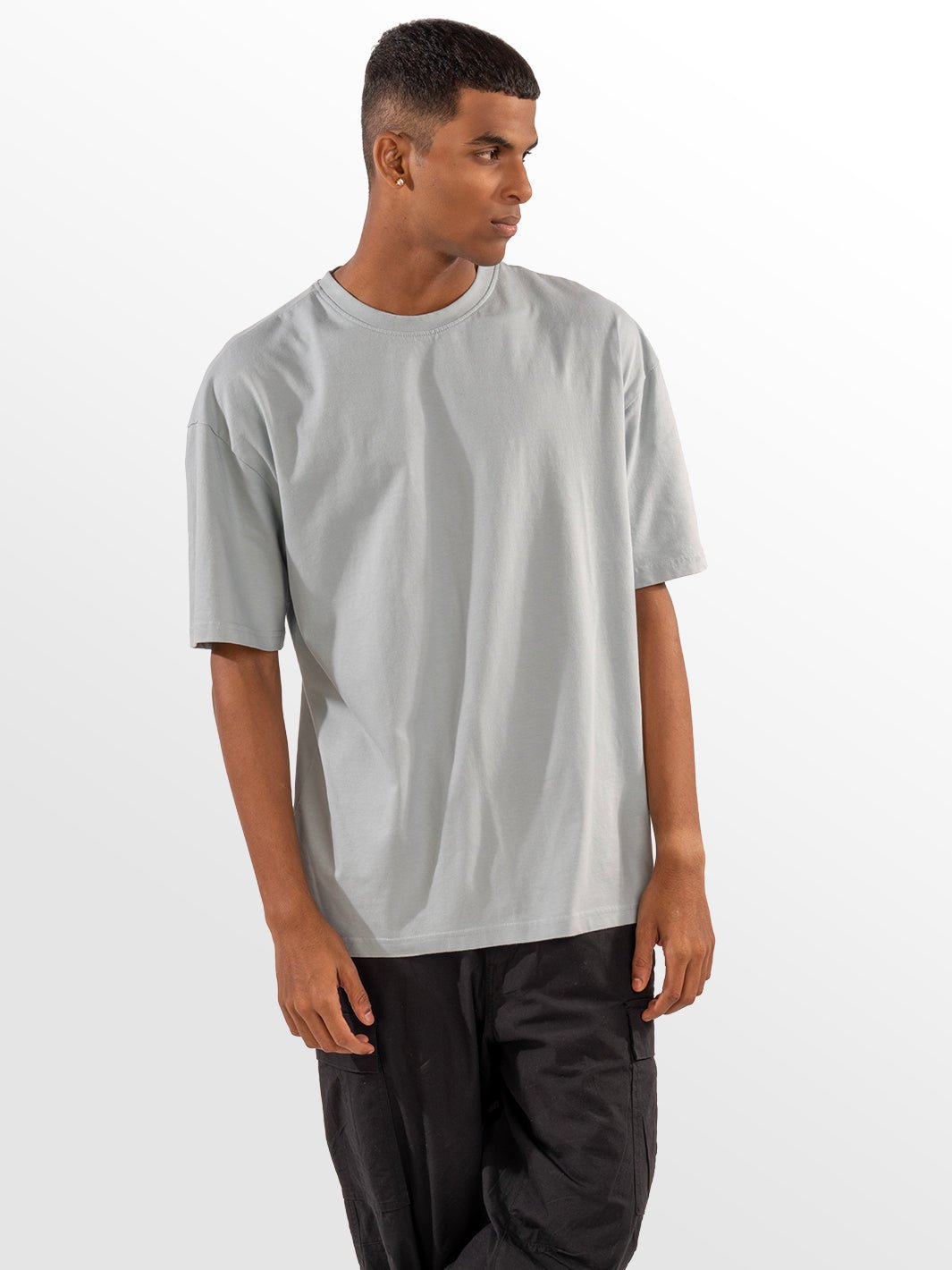 Solids Pearl Grey T-shirt 1