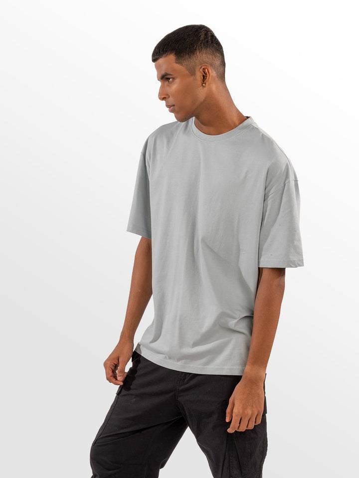 Solids Pearl Grey T-shirt 3