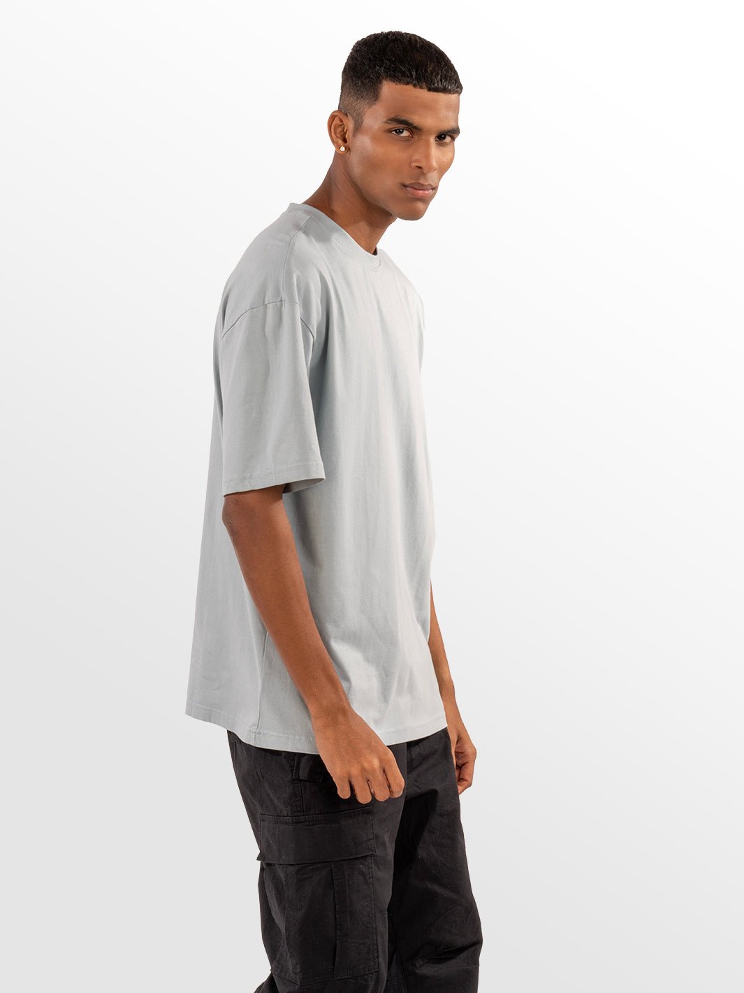 Solids Pearl Grey T-shirt 4