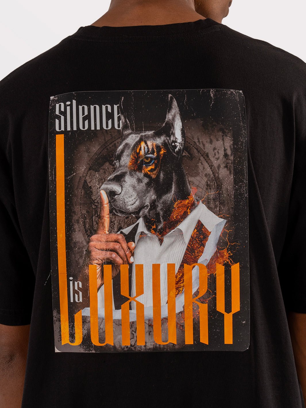 Eszett Silence T-shirt Back zoom