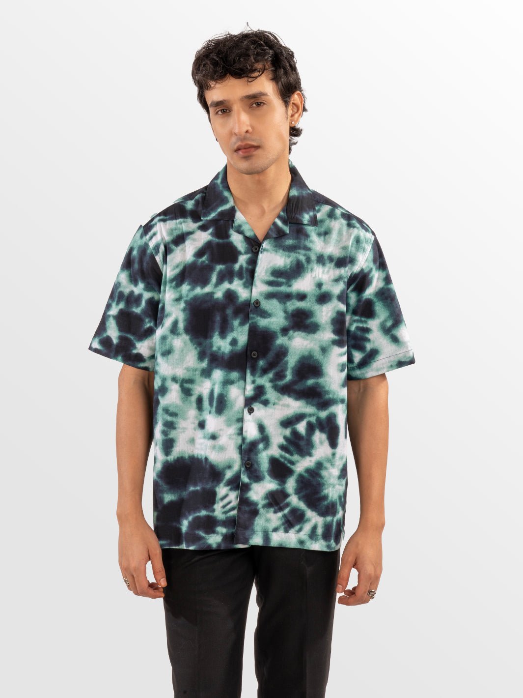 Green Tie-Dye Shirt 1