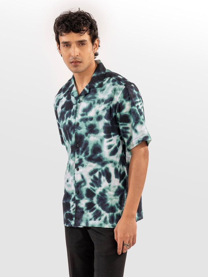 Green Tie-Dye Shirt 4