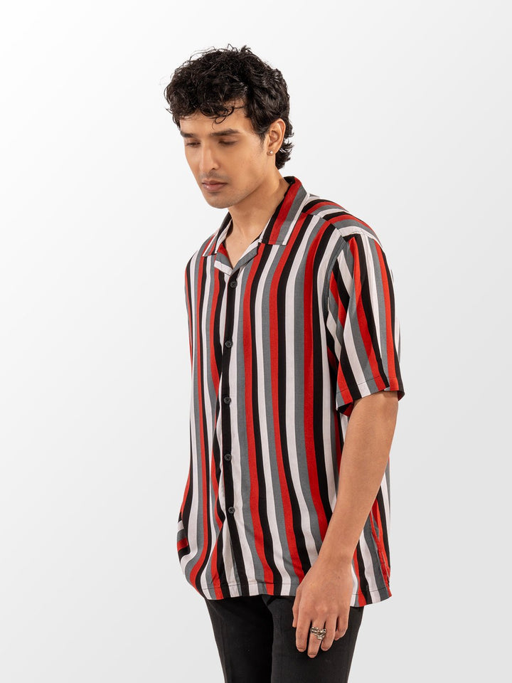 Classic Stripes: Red & Grey 4