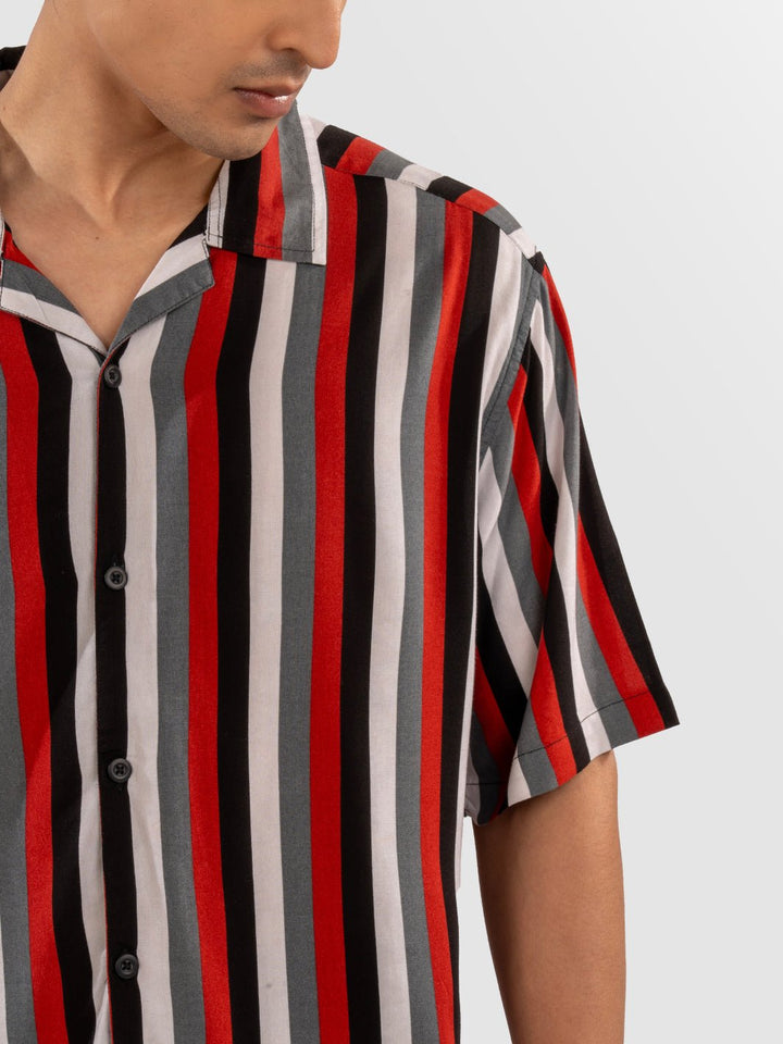 Classic Stripes: Red & Grey 4