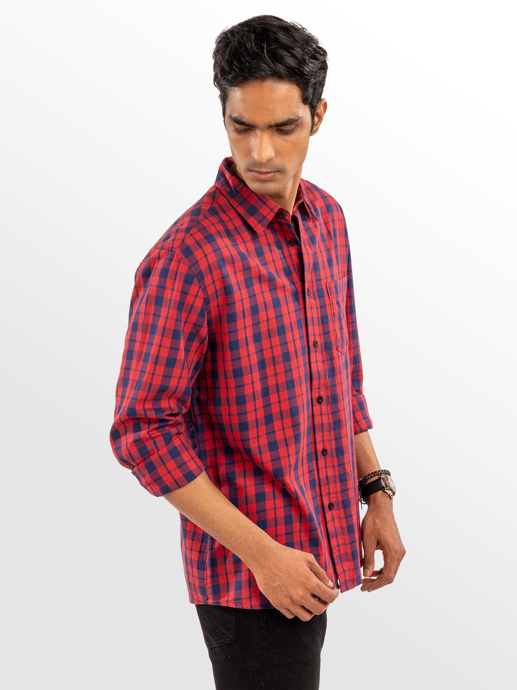 Twill: Red Checks 4