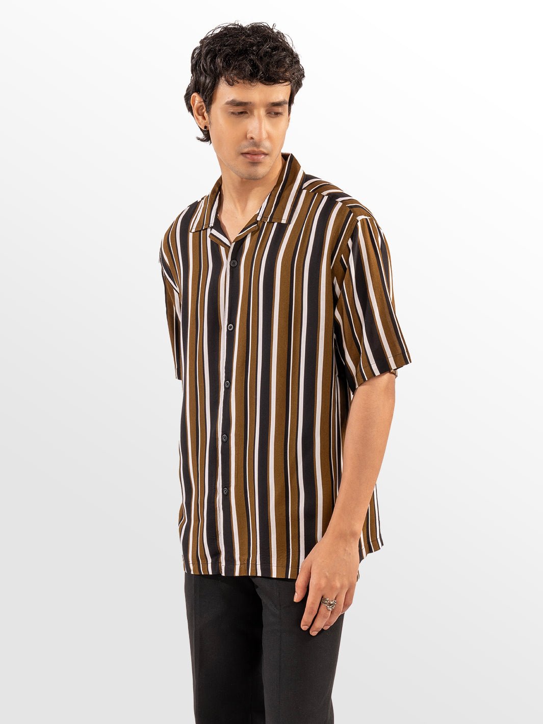 Classic Stripes: Brown & White 3