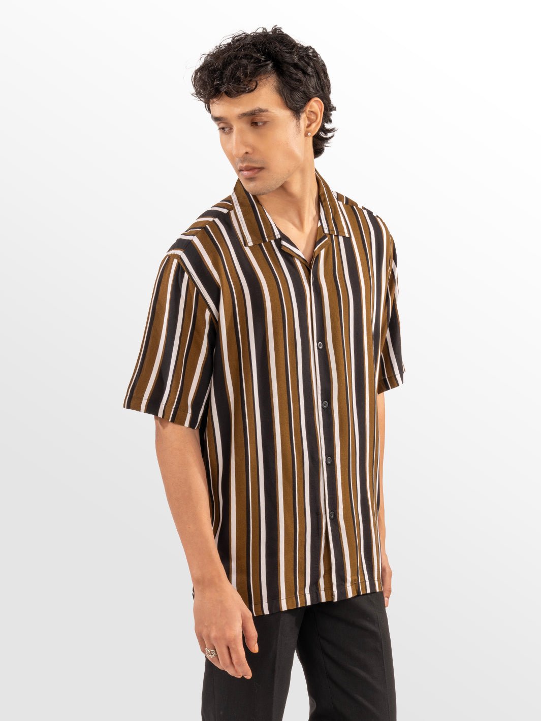 Classic Stripes: Brown & White 4