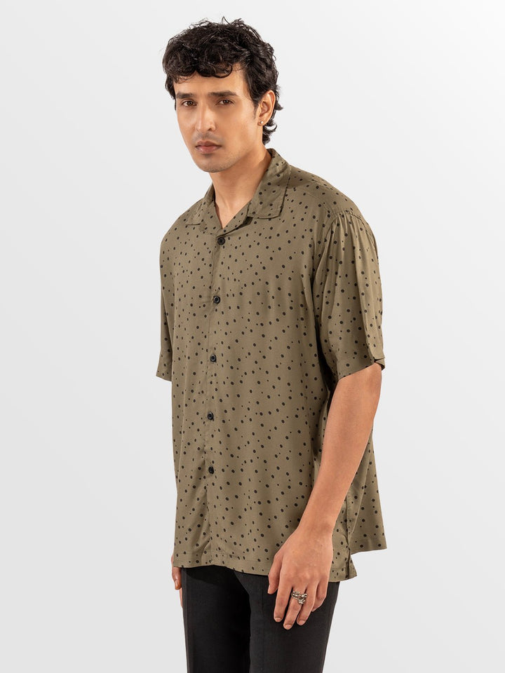 Olive Polka Shirt 3