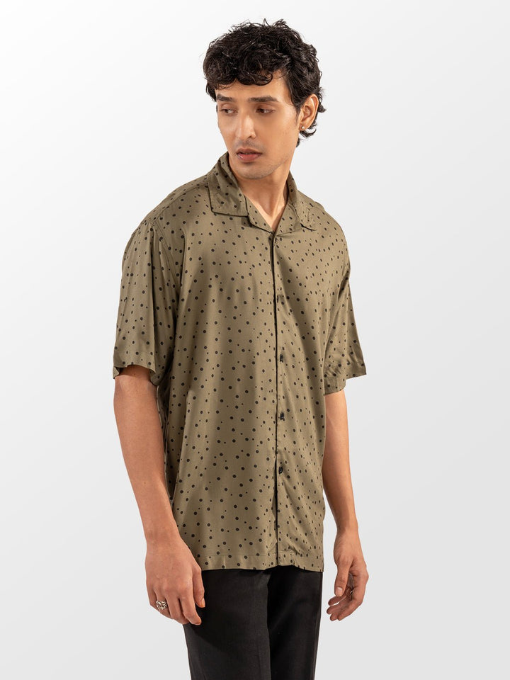 Olive Polka Shirt 4