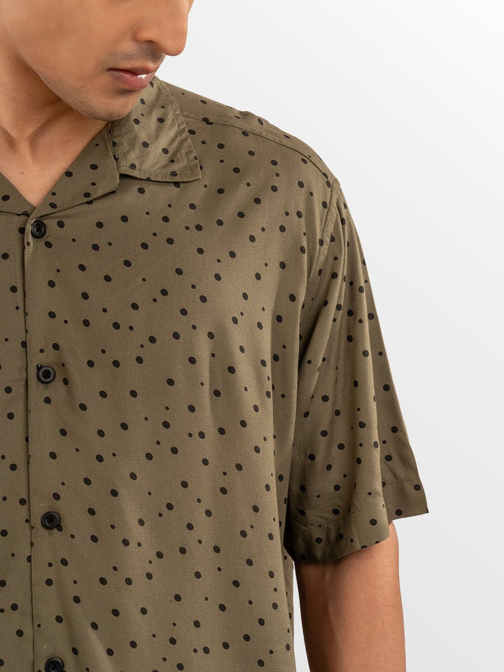 Olive Polka Shirt 6