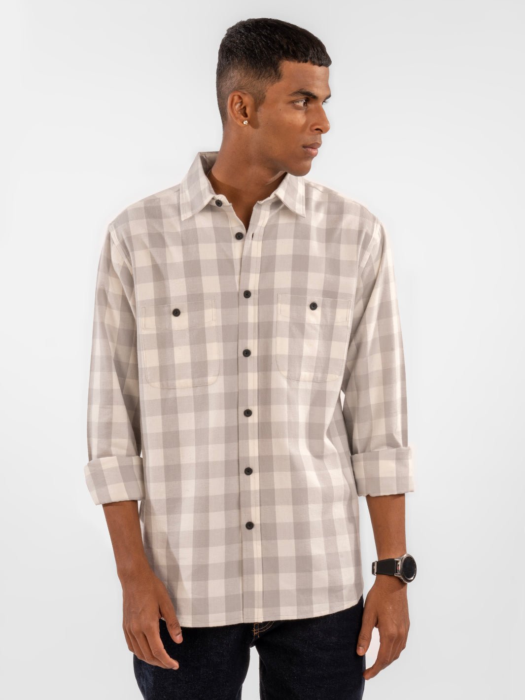 Flannel: White Shirt 1