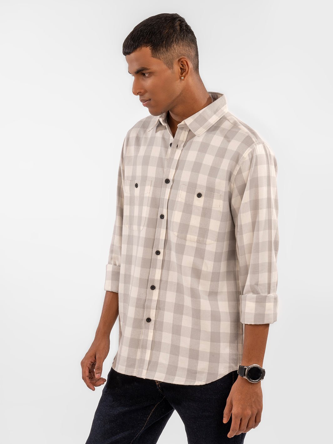 Flannel: White Shirt 3