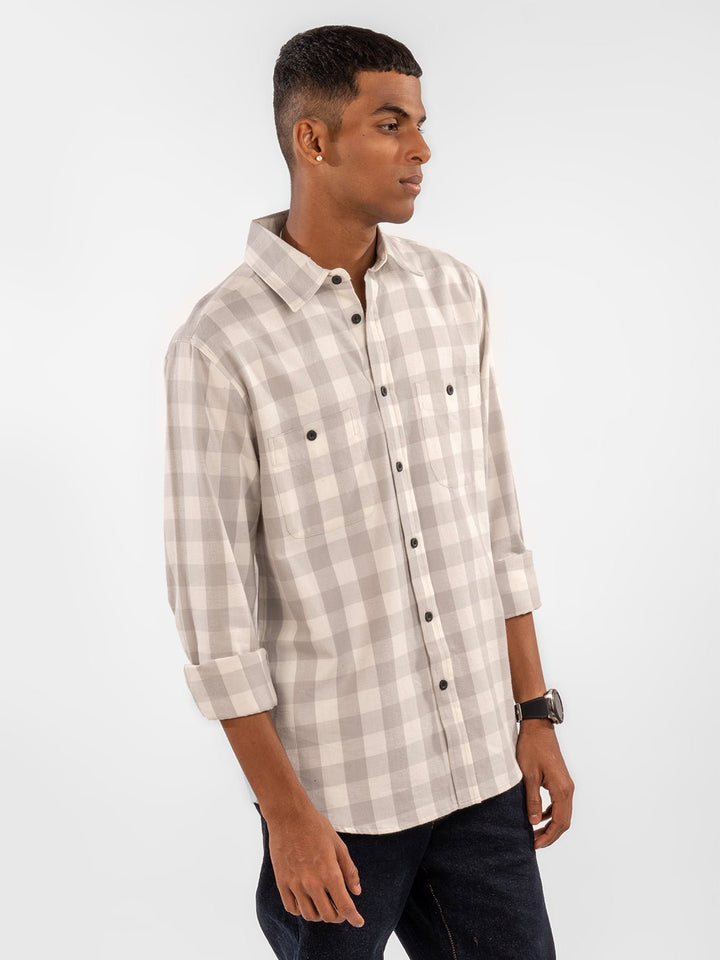 Flannel: White Shirt 4